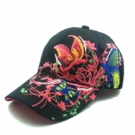 6-panel Fashion Cap with Sequin Embroidery