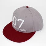 6-panel Snap Back Cap with 3D Embroidery